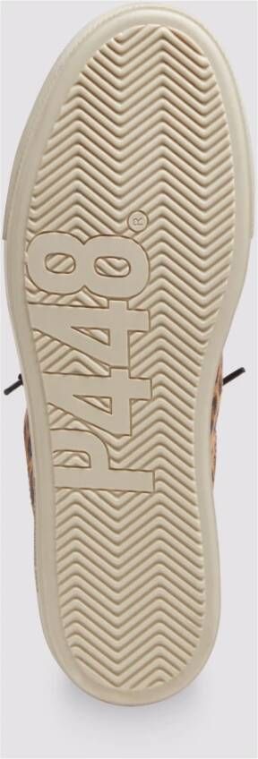 P448 Leopard Zilver Sneaker