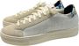 P448 Leren en Suède Sneaker 4cm Rubberen Zool White Dames - Thumbnail 2