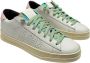 P448 Leren sneaker met rubberen zool White Dames - Thumbnail 3