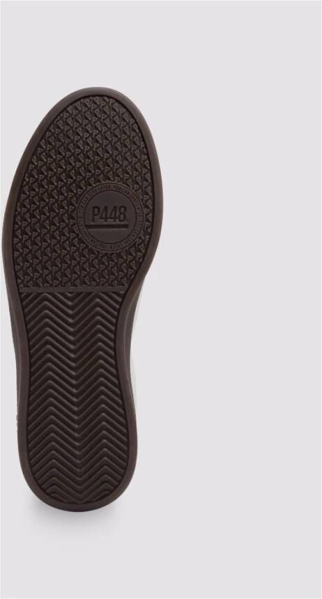P448 Parelwitte Metalen Sneakers