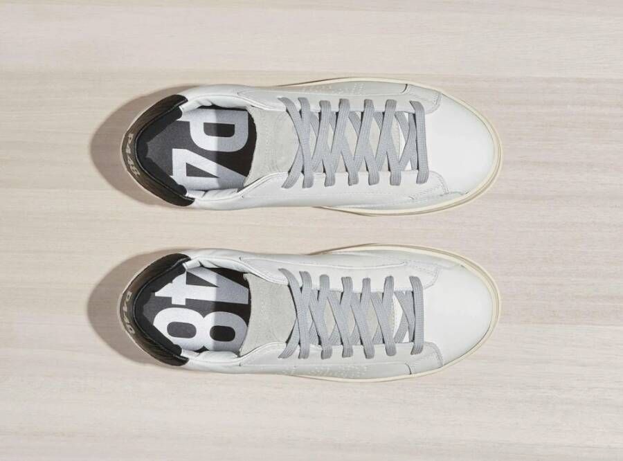P448 Polyester Sneaker Casual Gelegenheid White Dames