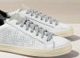 P448 Polyester Sneaker Casual Gelegenheid White Dames - Thumbnail 3