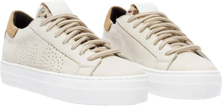 P448 Polyester Sneaker Lichtgewicht Comfortabel Stijlvol Beige Dames