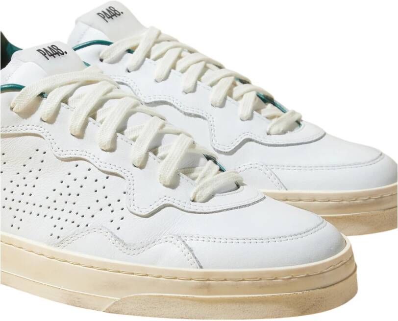 P448 Polyester Sneaker Lichtgewicht Comfortabel Stijlvol White Heren