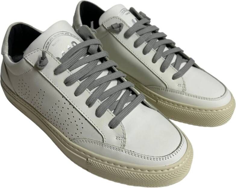 P448 Polyester Sneaker Lichtgewicht Comfortabele Stijlvolle Schoen White Heren