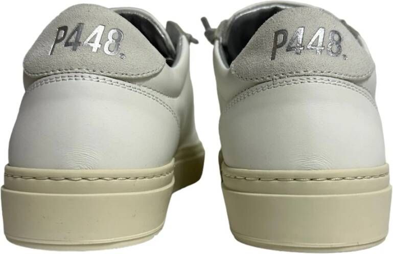 P448 Polyester Sneaker Lichtgewicht Comfortabele Stijlvolle Schoen White Heren