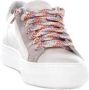 P448 Witte Leren Sneakers met Glitterdetails Multicolor Dames - Thumbnail 7