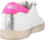 P448 Witte Leren Sneakers met Luipaardprint Multicolor Dames - Thumbnail 13
