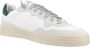 P448 Witte Leren Sneakers Bali Stijl Multicolor Heren - Thumbnail 7