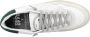 P448 Witte Leren Sneakers Bali Stijl Multicolor Heren - Thumbnail 9