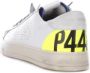 P448 Witte Leren Geperforeerde Logo Sneakers White Heren - Thumbnail 8