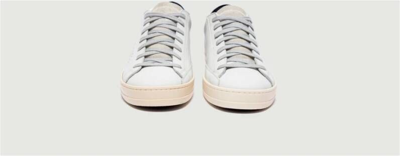 P448 Witte Blauwe Bjohn Sneakers Wit Heren