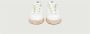 P448 Bali Sneakers Orlando Wit Leer met Blauwe Hiel White Heren - Thumbnail 9