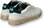 P448 Groene Leren Sneakers met Bosgroene Hielstukken Groen Heren - Thumbnail 11