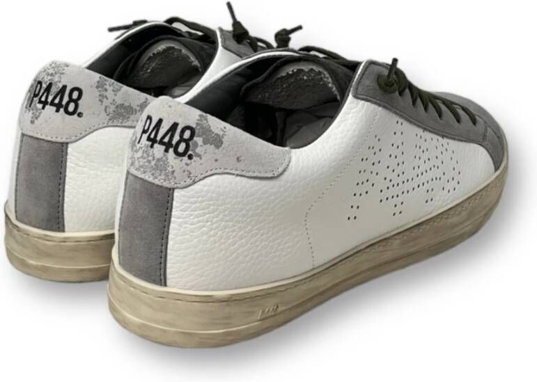 P448 Stijlvolle Sneakers voor Mannen en Vrouwen Wit Heren