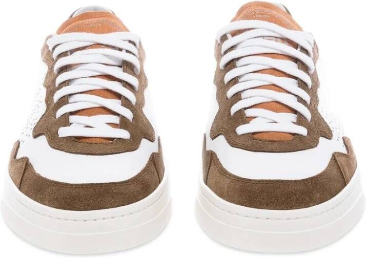 P448 Sunset White leren sneakers