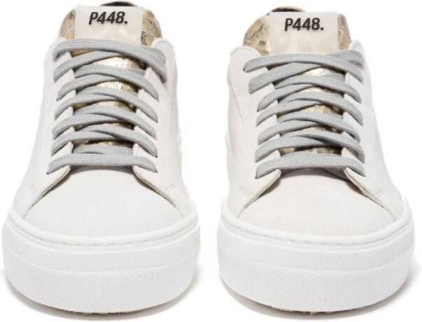 P448 Thea Wilder Stijlvolle Sneakers Wit Dames