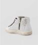 P448 Urban Skate Style Sneaker met Diamantdetails White Dames - Thumbnail 4