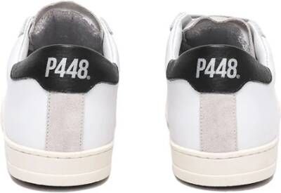 P448 Vintage-geïnspireerde Lage Top Leren Sneaker White Heren