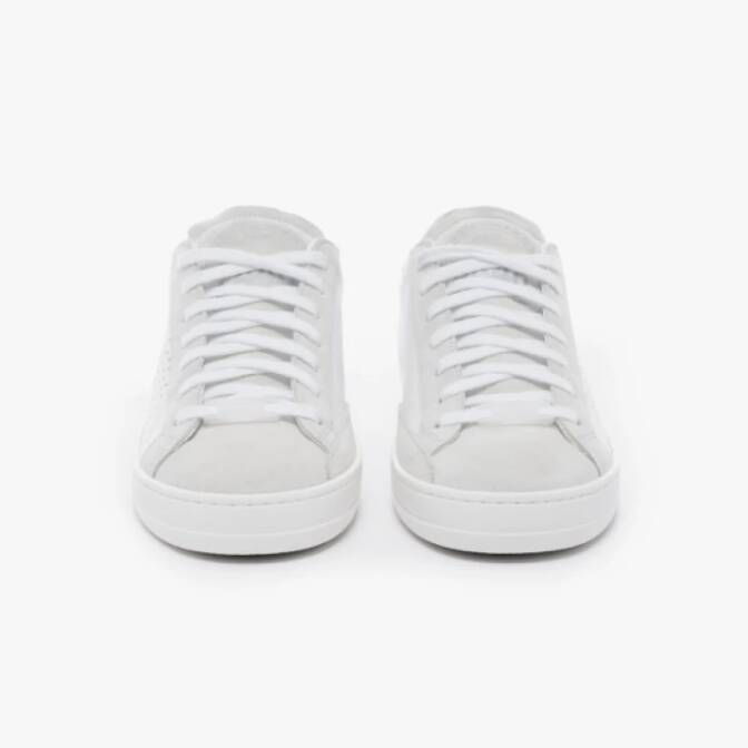 P448 Witte en beige lage sneakers John White Heren