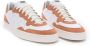 P448 Witte en terracotta lage sneakers Bali Sunset Multicolor Heren - Thumbnail 2