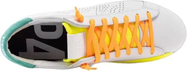 P448 Witte fluorescerende sneakers John 2