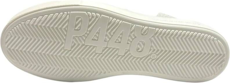 P448 Witte Glitter Sneakers Gray Dames