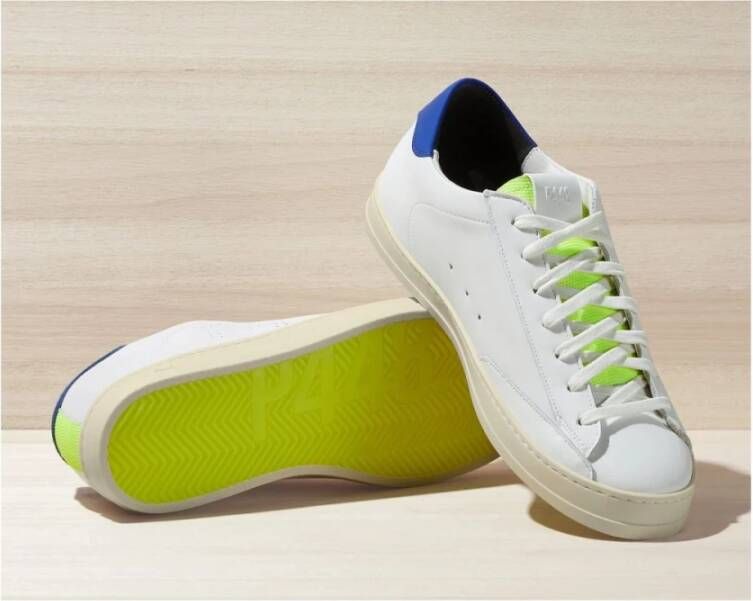 P448 Witte John Flight Sneakers Wit Heren