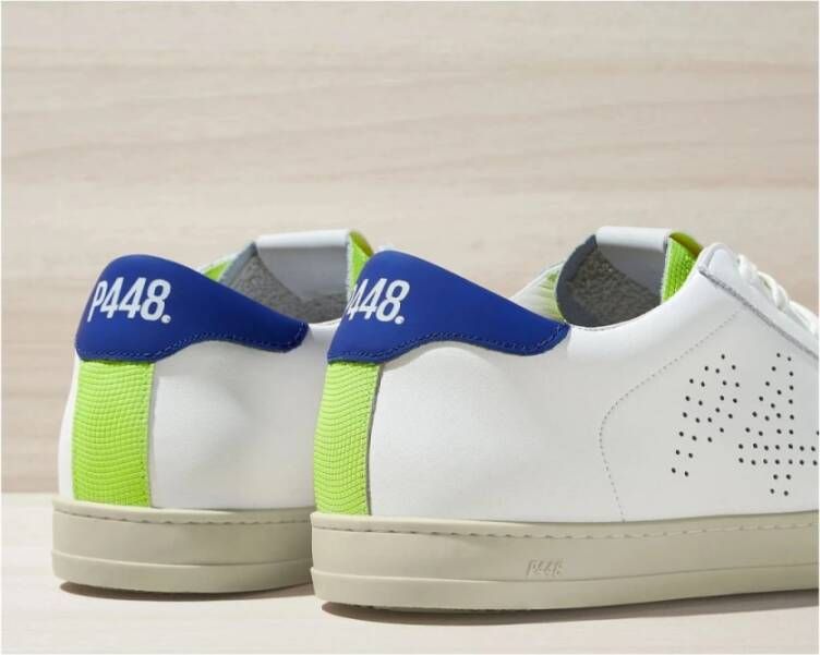 P448 Witte John Flight Sneakers Wit Heren