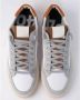 P448 Witte Leren Color Block Sneakers White Heren - Thumbnail 2