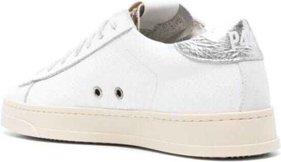 P448 Witte Leren Jack Lage Sneakers White Dames