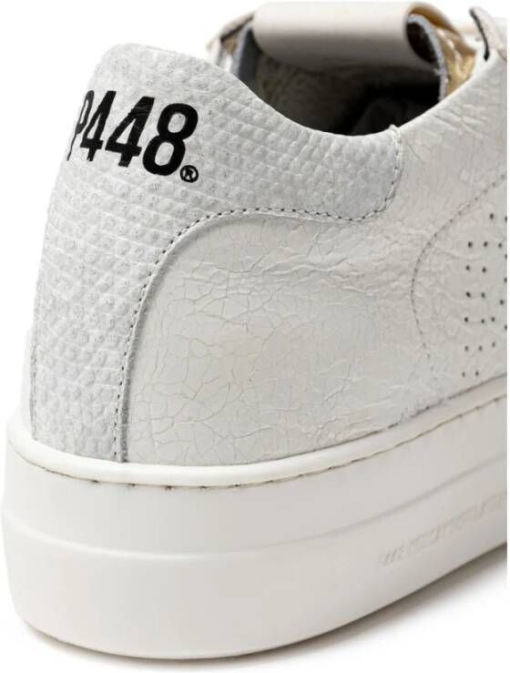 P448 Witte leren sneakers - Foto 2