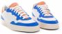 P448 Witte leren sneakers Blauw suède Bali-M969 Multicolor Heren - Thumbnail 2