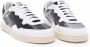 P448 Witte leren sneakers gelamineerd zwart grijs Vert-M042 Multicolor Heren - Thumbnail 2