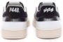 P448 Witte leren sneakers gelamineerd zwart grijs Vert-M042 Multicolor Heren - Thumbnail 3