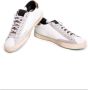 P448 Witte Leren Sneakers met Luipaardprint Multicolor Dames - Thumbnail 3