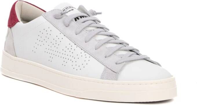 P448 Witte Leren Sneakers Stijlvol Uiterlijk Comfortabele Pasvorm