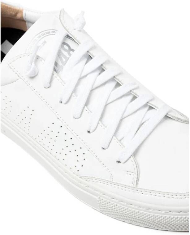 P448 Witte Leren Sneakers voor Vrouwen White Dames