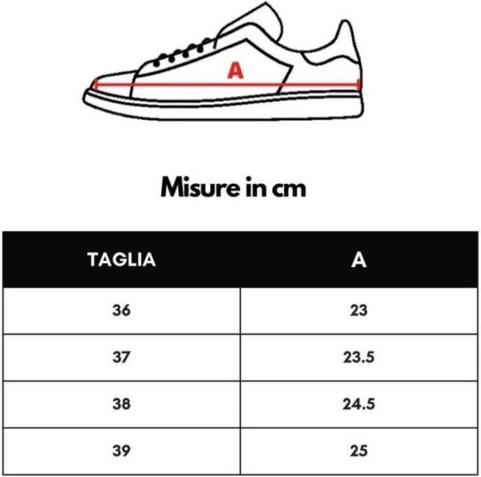 P448 Witte Leren Sneakers voor Vrouwen White Dames
