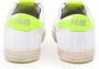 P448 Witte Sneakers met Fluorescerende Gele Hiel White Heren - Thumbnail 2