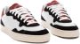 P448 Witte Sneakers met Zwarte en Rode Details Multicolor Heren - Thumbnail 2