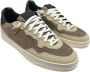 P448 Witte suède sneakers met beige en bruine details Multicolor Heren - Thumbnail 4