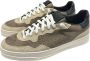P448 Witte suède sneakers met beige en bruine details Multicolor Heren - Thumbnail 5