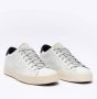 P448 Vintage-geïnspireerde leren sneaker met geperforeerd logo White Heren - Thumbnail 7