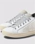 P448 Vintage-geïnspireerde leren sneaker met geperforeerd logo White Heren - Thumbnail 8