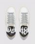 P448 Vintage-geïnspireerde leren sneaker met geperforeerd logo White Heren - Thumbnail 11