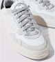 P448 Wit zwarte leren sneakers - Thumbnail 2