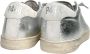 P448 Zilveren leren sneakers met versleten rubberen zool Gray Dames - Thumbnail 3