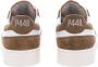 P448 Zonsondergang Wit Leren Sneakers Multicolor Heren - Thumbnail 3