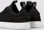 P448 Zwarte Leren Sok Sneakers - Thumbnail 2
